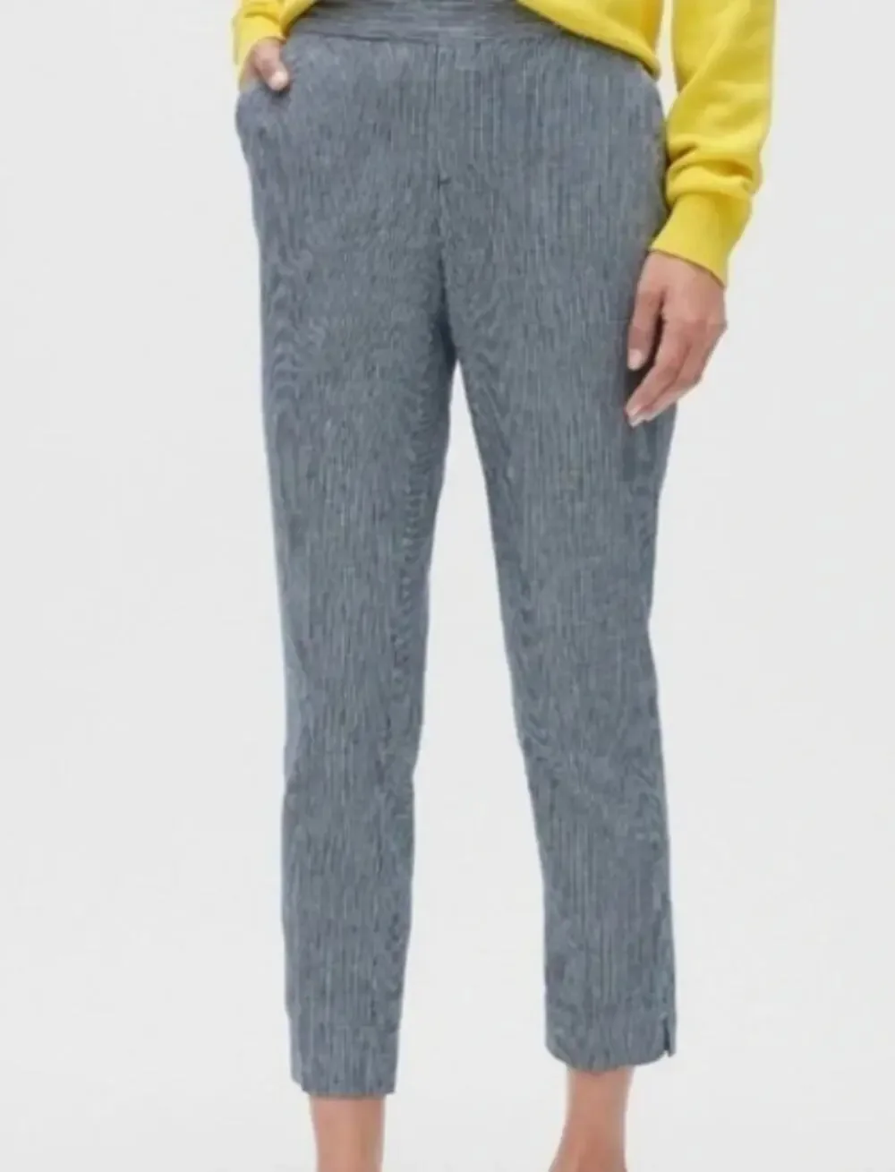 Banana Republic Factory Hayden Linen Blend Stripe Pants Size 10